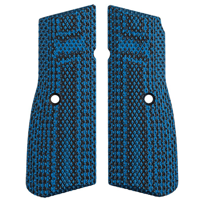FN Hi-Power G10 Black/Blue Grips