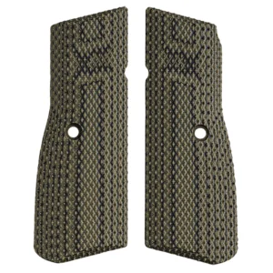 FN Hi-Power G10 Dirty Olive Pistol Grips