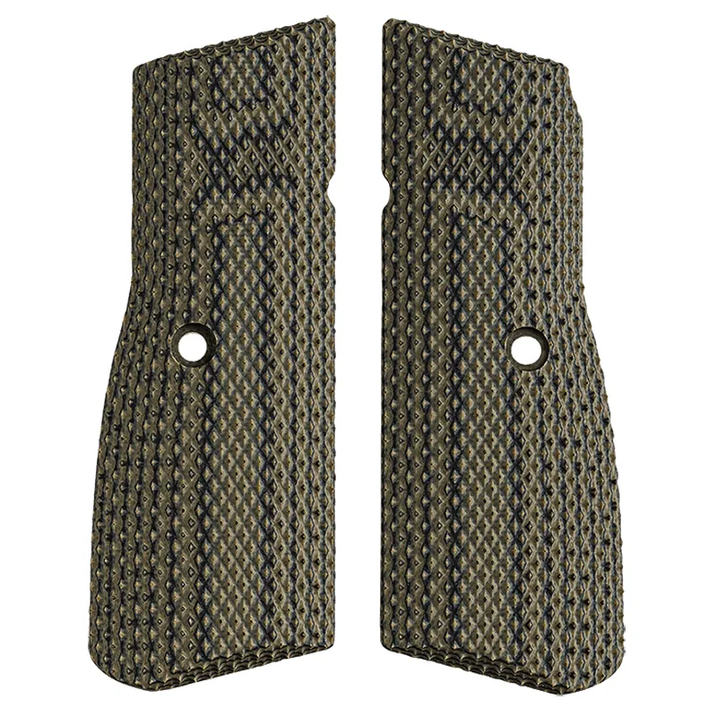 FN Hi-Power G10 Dirty Olive Pistol Grips