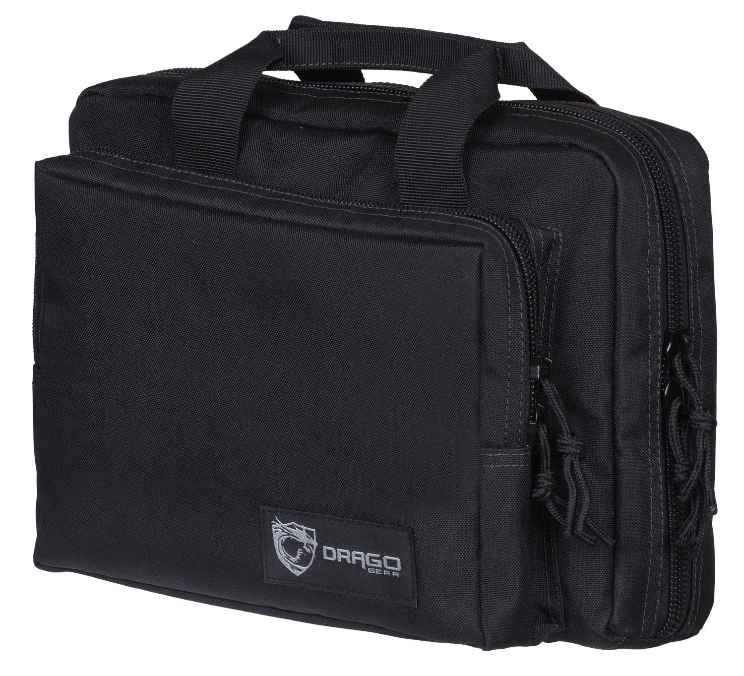 Drago Gear Double Pistol Case Black