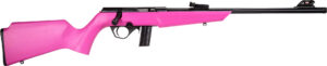 Rossi RB22 .22LR Youth Bolt Action Rifle - Black/Pink