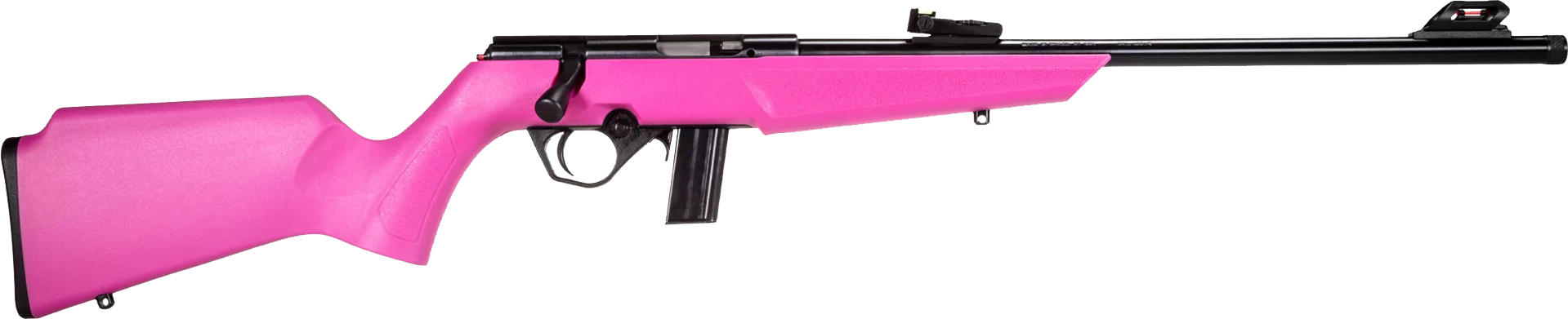 Rossi RB22 .22LR Youth Bolt Action Rifle - Black/Pink