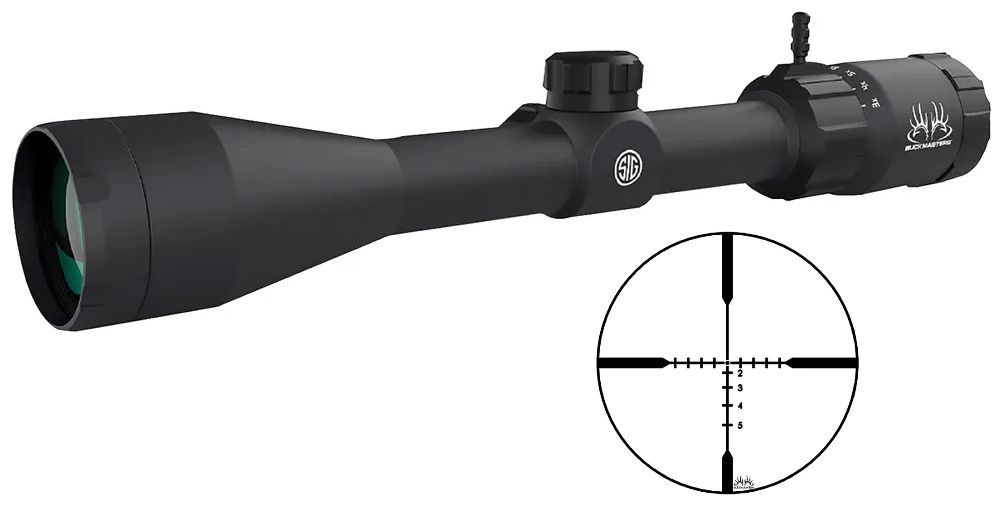 Sig Sauer Buckmasters 3-12x44mm BDC Rifle Scope