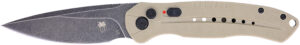 Cobratec Diablo Tan Auto Knife - Carbon Steel Blade