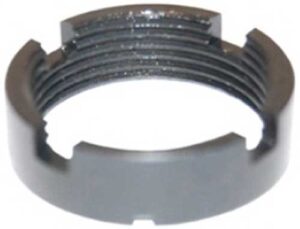 Guntec AR15 Heavy Duty Castle Nut - Wide Black