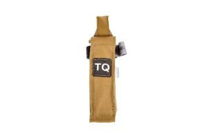 Blue Force Gear Tourniquet NOW! Pouch MOLLE Mounted Helium Whisper  w/ CAT tourniquet Coyote Brown
