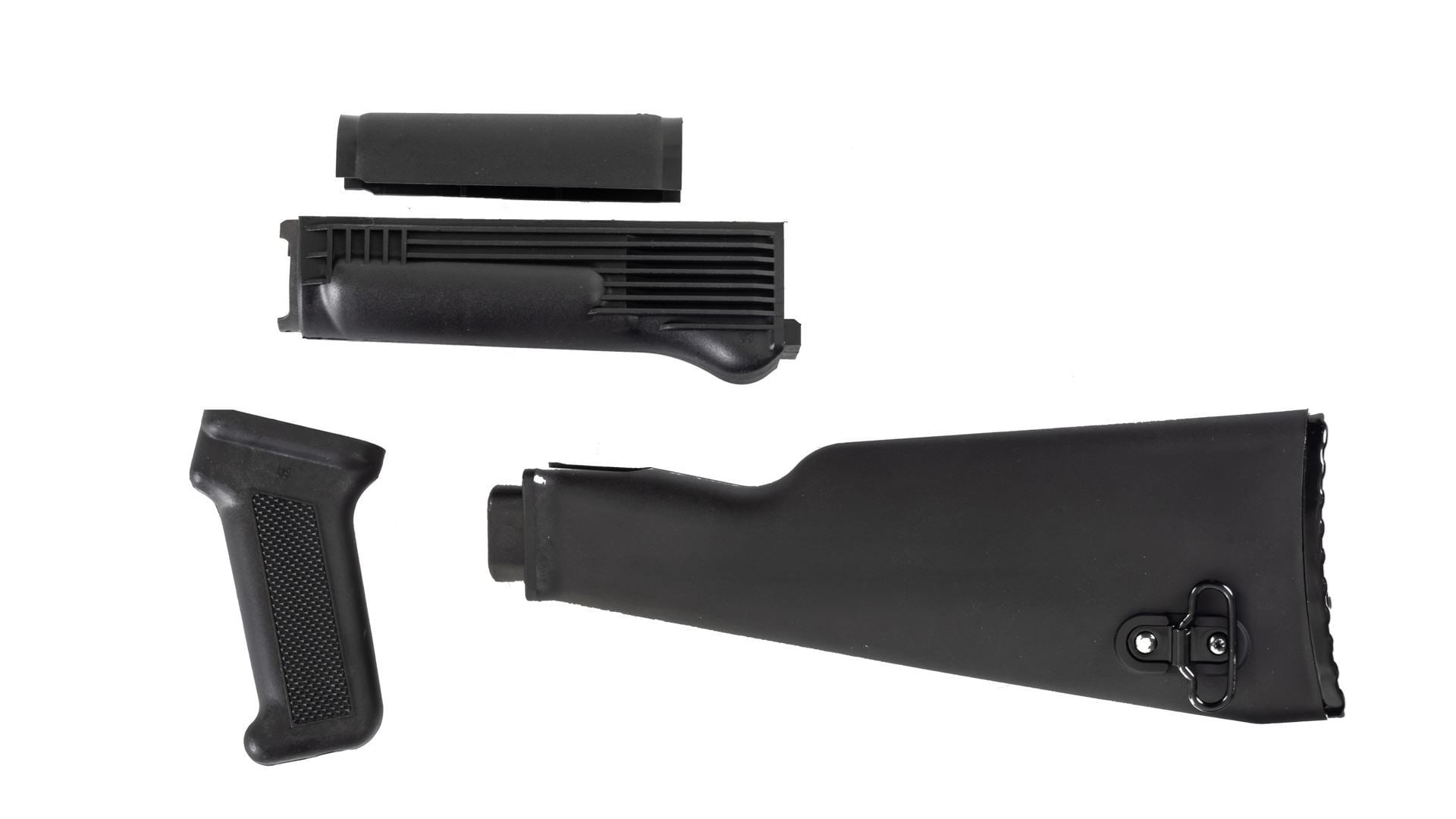 Arsenal Black Polymer Stock Set for Milled Receivers