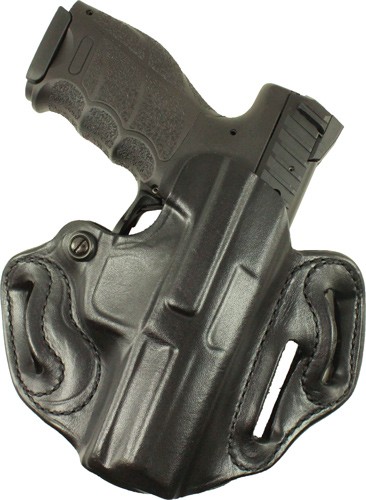 DESANTIS SPEED SCABBARD HOLSTR - RH OWB LEATHER JUDGE 3" BLK