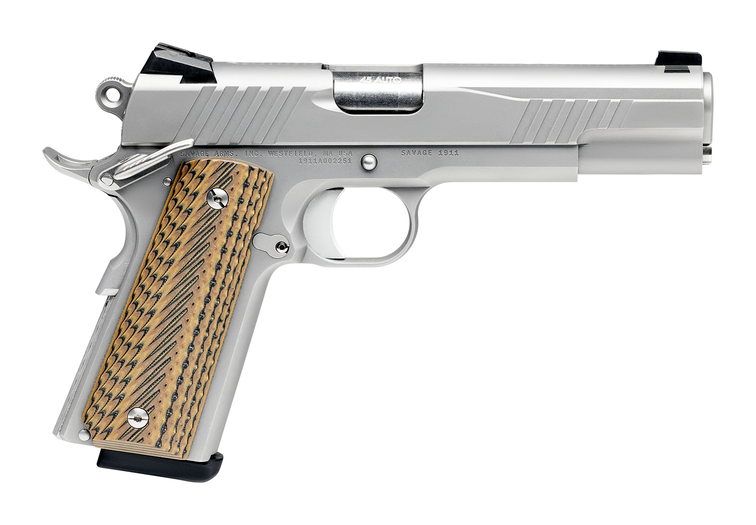 Savage 1911 Government .45 ACP Stainless Steel Pistol