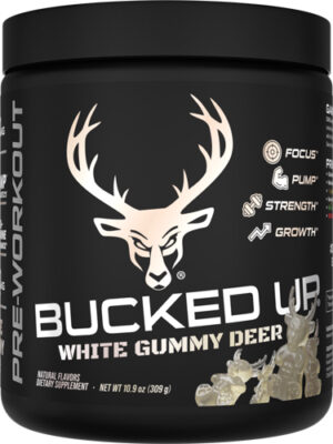 BUCKED UP PRE-WORKOUT WHITE - GUMMY DEER PINEAPPLE 30SERVING