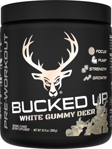 BUCKED UP PRE-WORKOUT WHITE - GUMMY DEER PINEAPPLE 30SERVING