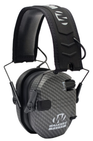 Walkers Razor Slim Electronic Muff - Carbon, NRR 23