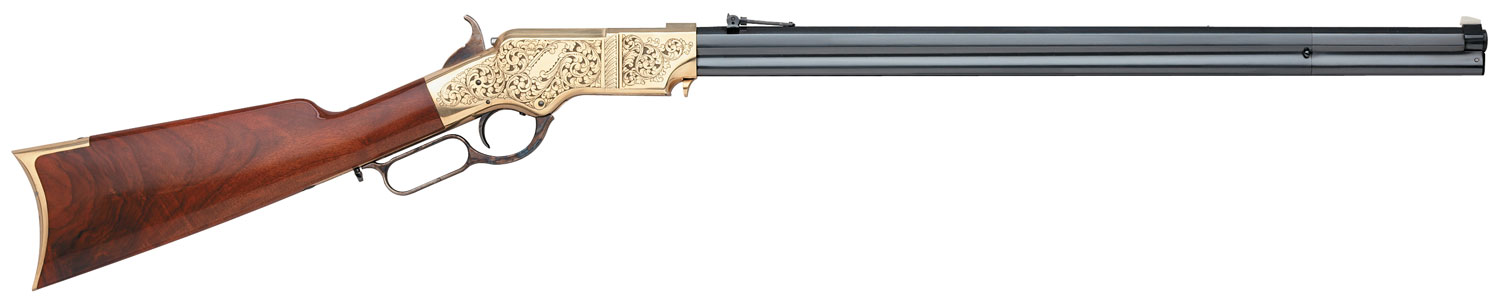 Taylors & Company 1860 Brass Engraved 45 Colt Rifle