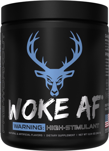 BUCKED UP PRE-WORKOUT WOKE AF - BLUE RAZ 30 SERVINGS