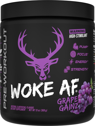 BUCKED UP PRE-WORKOUT WOKE AF - GRAPE GAINZ 30 SERVINGS