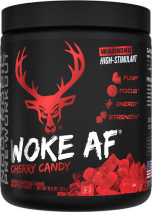 BUCKED UP PRE-WORKOUT WOKE AF - CHERRY HARD CANDY 30 SERVINGS