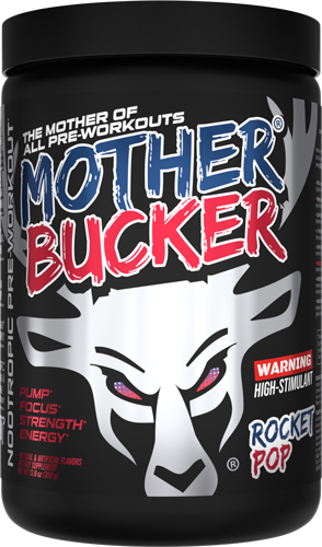 BUCKED UP PRE-WORKOUT MOTHER - BUCKER ROCKET POP 20 SERVINGS