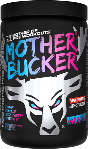 BUCKED UP PRE-WORKOUT MOTHER - BUCKER MIAMI 20 SERVINGS