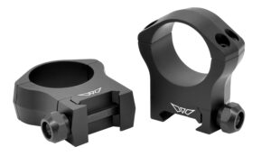 Warne Mountain Tech 30mm Scope Rings - High, Black