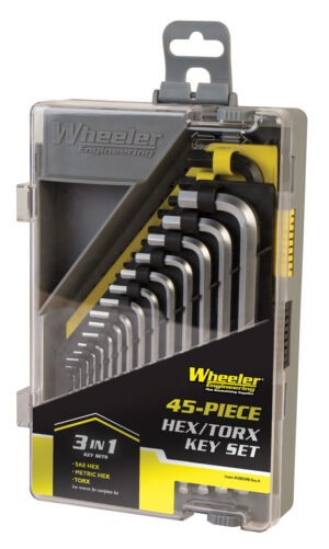 Wheeler 45-Piece SAE/Metric Hex & Torx Key Set