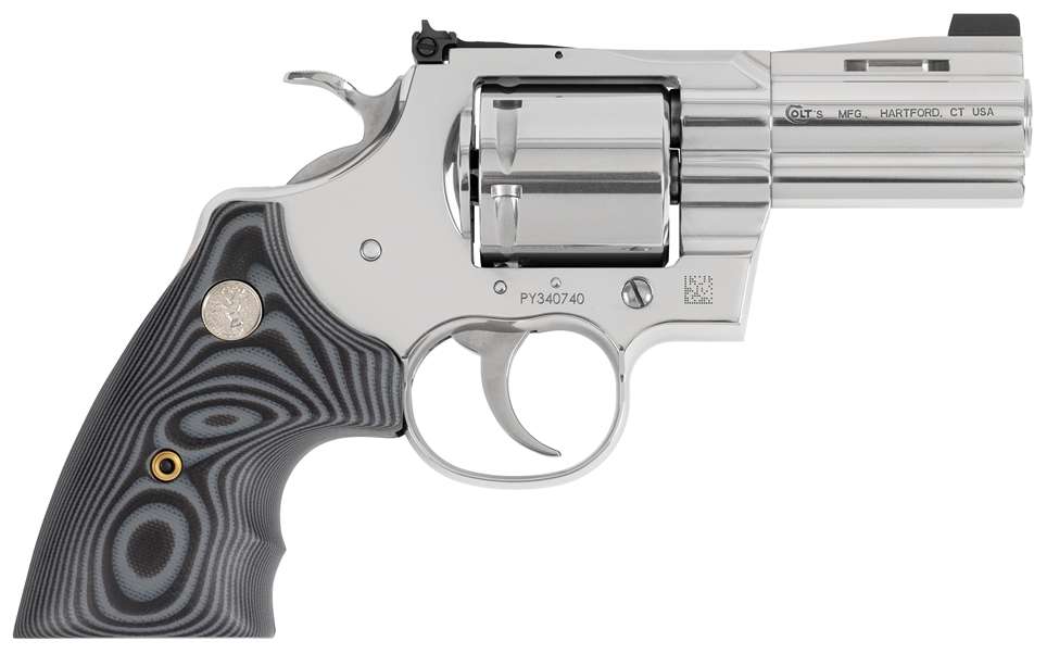 Colt Python 3" Stainless .357 Magnum Revolver
