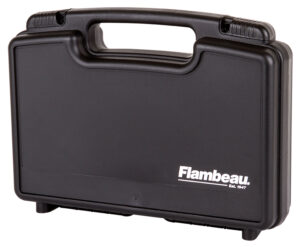 Flambeau Safe Shot Pistol Pack Case Black Polymer