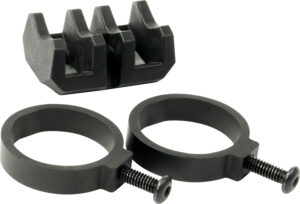 Magpul Light Mount V-Block and Rings - Black Anodized