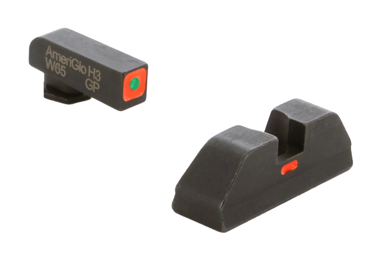 AmeriGlo GL616 CAP Tritium Sight Set for Glock