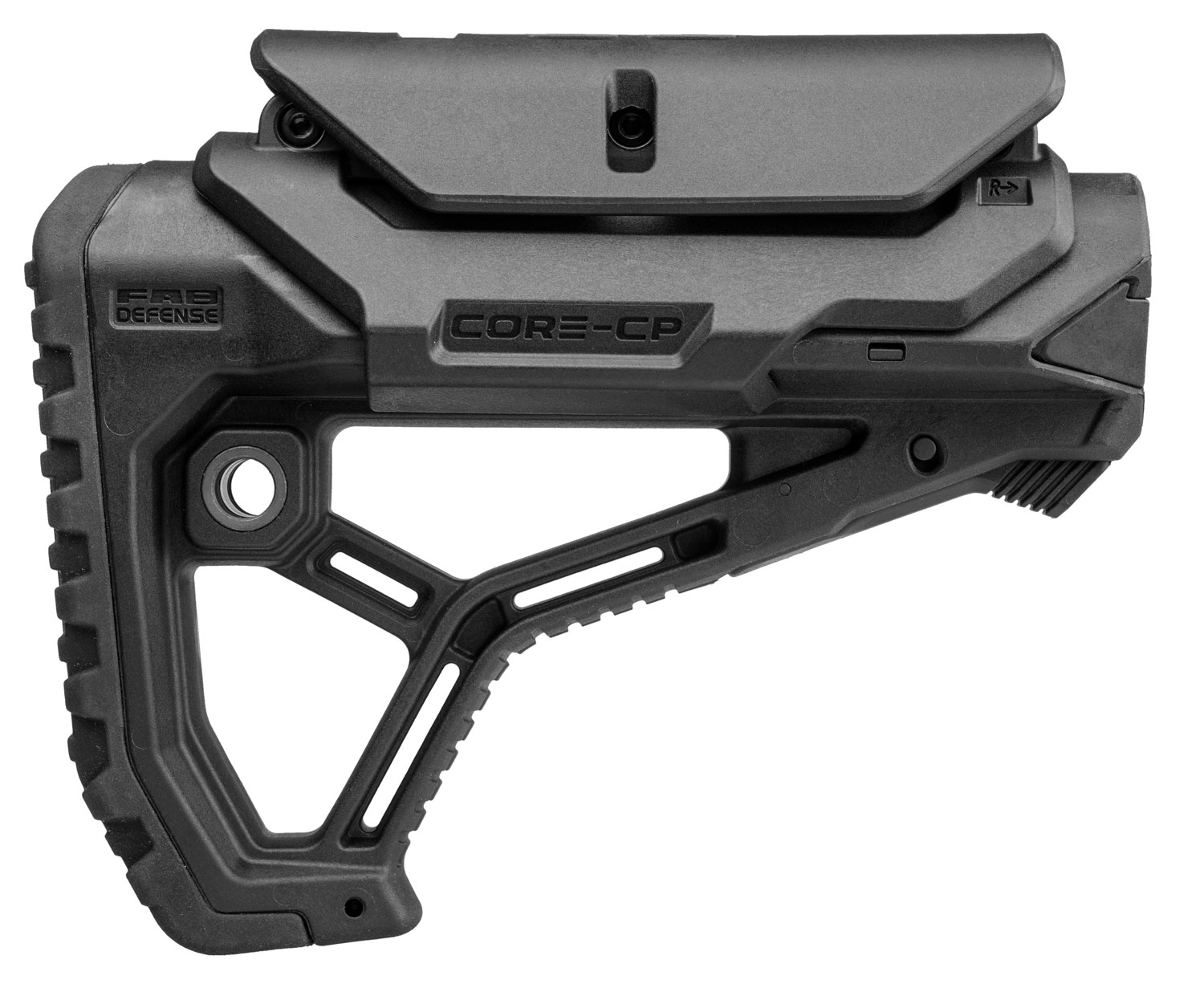 FAB Defense GL-Core AR-15 Buttstock with Adjustable Cheek-Rest