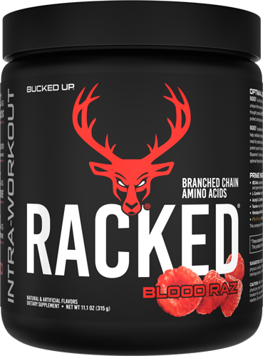 BUCKED UP POST-WORKOUT RACKED - BCAA BLOOD RAZ 30 SERVINGS