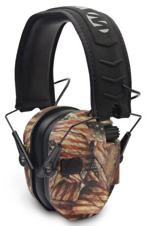 Walker's Razor Slim Electronic Earmuff - USA Flag