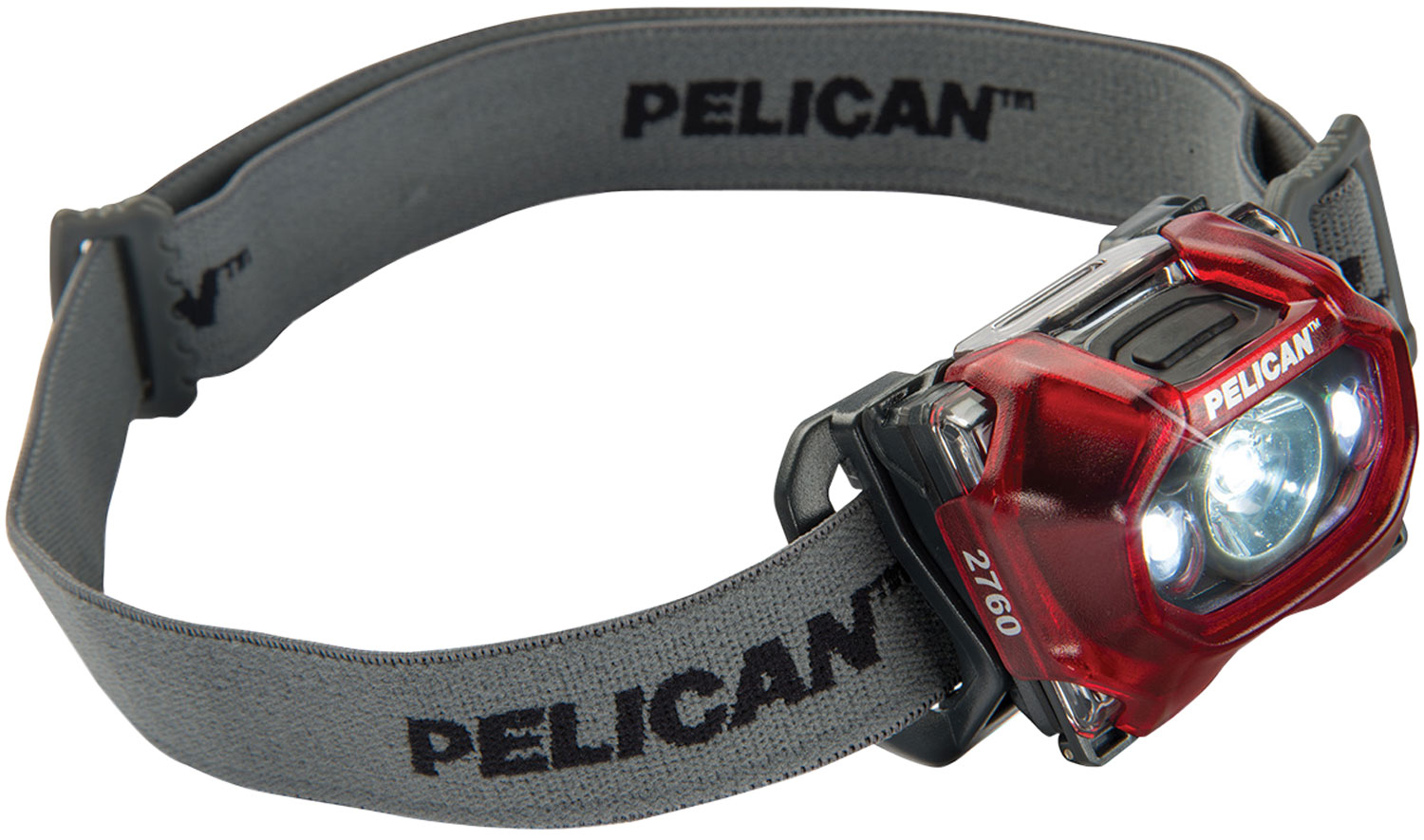 Pelican 2760C Headlamp 42-289 Lumens LED Red