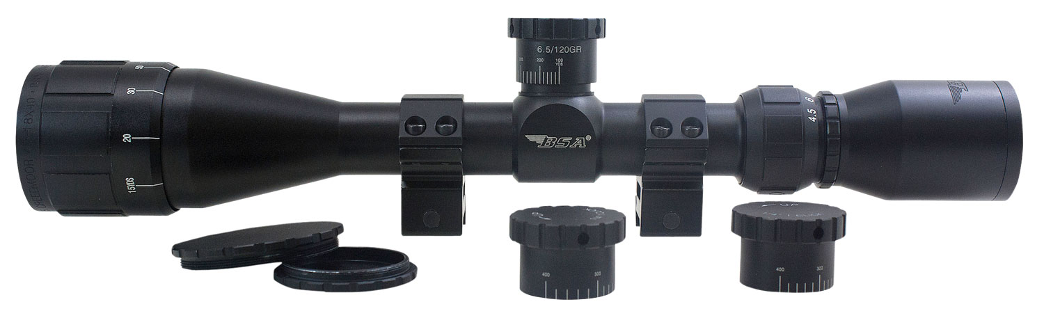 BSA Sweet 6.5 AO Rifle Scope 4.5-18x40mm Duplex