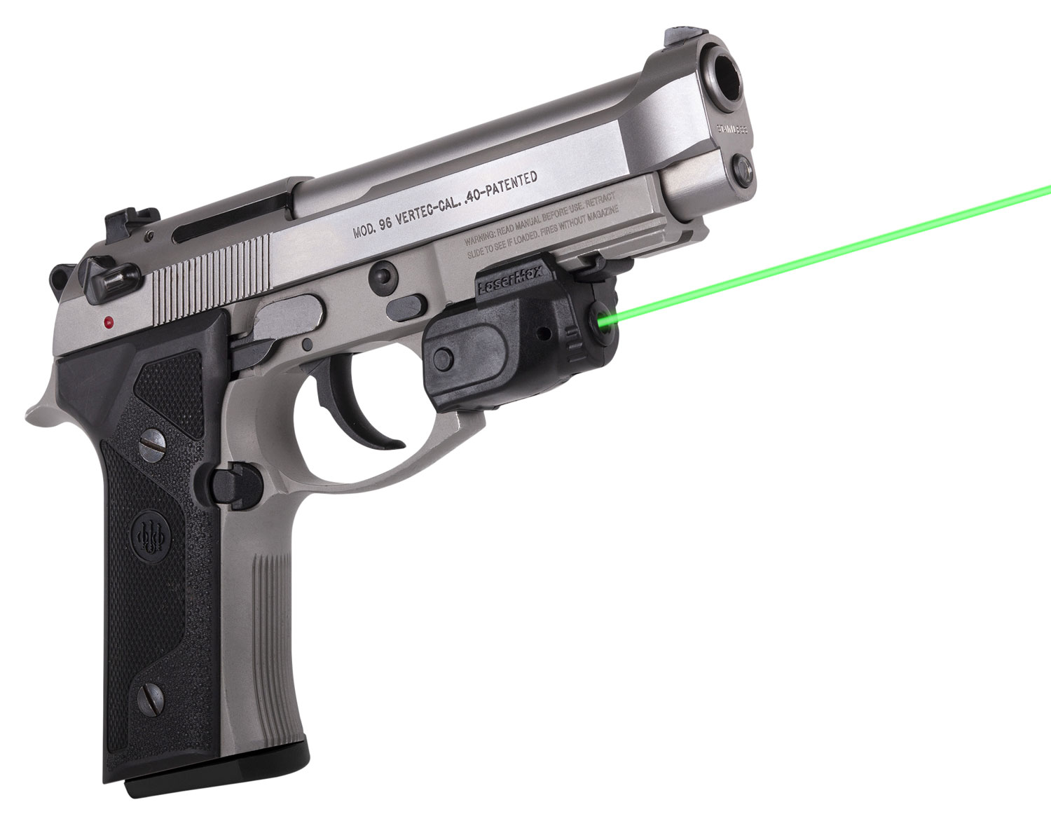 LaserMax GSLTNG Green Lightning Rail with GripSense
