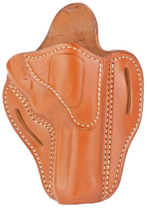 1791 Gunleather RVH2CBRR RVH2  OWB Size 02 Classic Brown Leather Belt Slide Fits Ruger GP100/S&W K Frame Right Hand