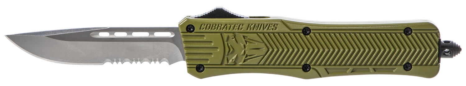 CobraTec CTK-1 Medium 3" OTF Knife - D2 Steel Blade