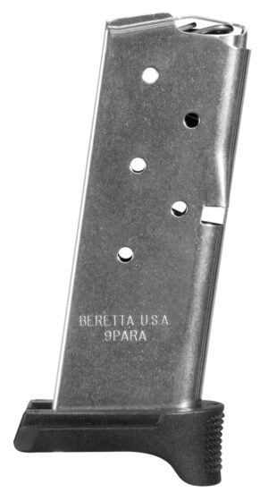 Beretta APX Carry 6rd 9mm Magazine Stainless Steel