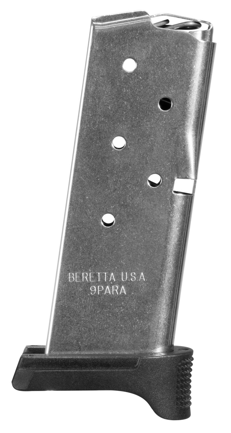Beretta APX Carry 6rd 9mm Magazine Stainless Steel