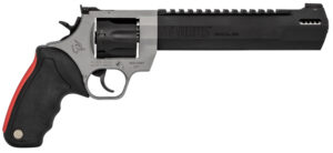 Taurus 2357085RH Raging Hunter  357 Mag 7rd 8.38" Matte Black Oxide Cylinder & Barrel Matte Stainless Steel Frame Black Rubber with Integrated Red Cushion Insert Grip