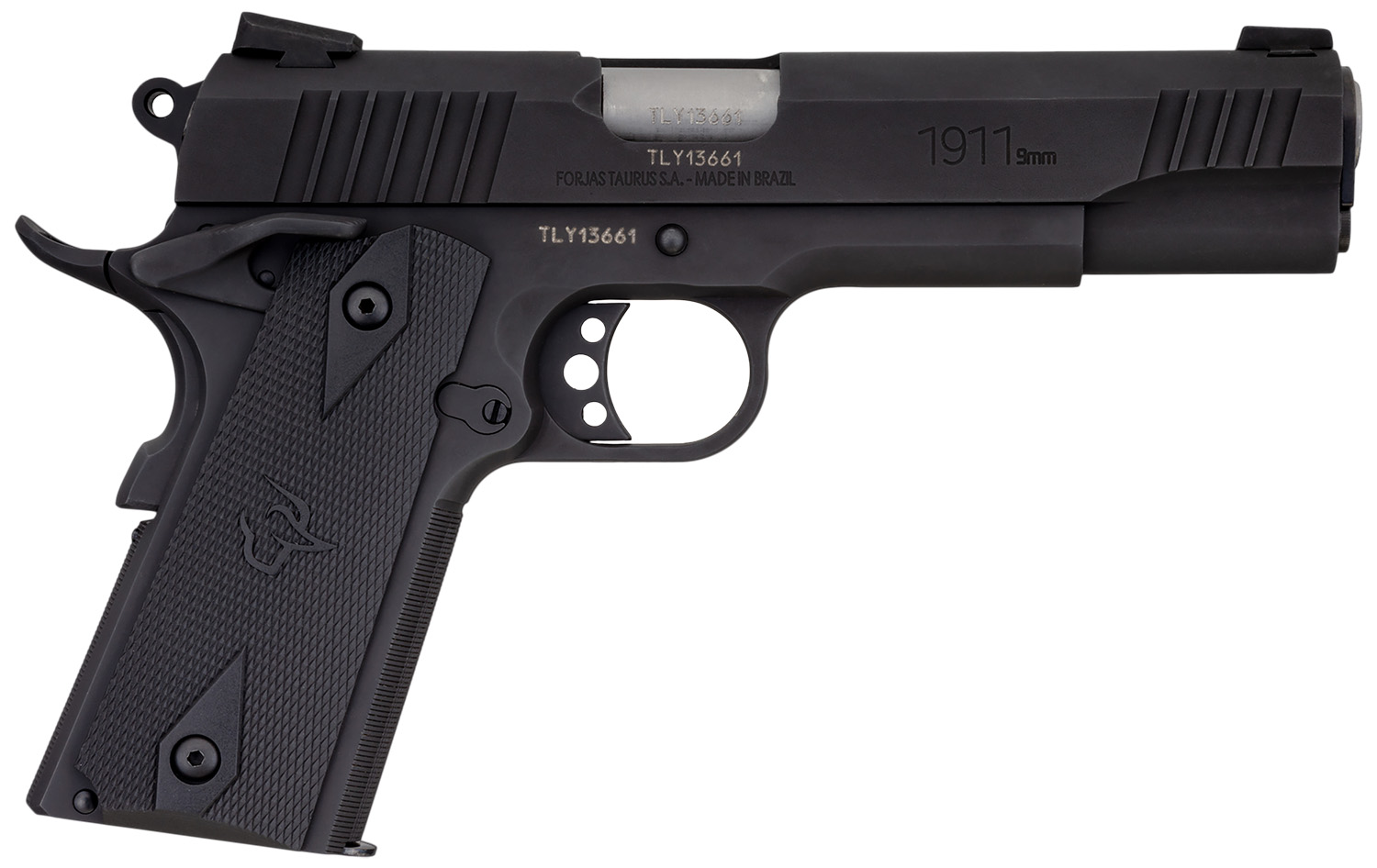 Taurus 1911 9mm Luger Semi-Auto Pistol - Matte Black