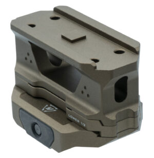Strike Industries T1 Riser Mount FDE Picatinny Rail