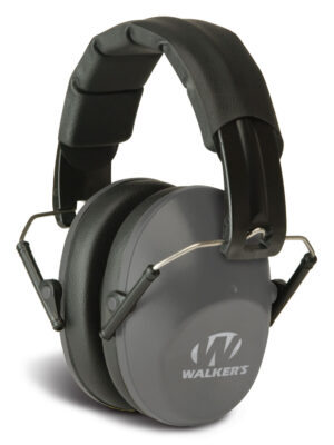 Walker's Pro Low Profile Passive Earmuff 22 dB Gray/Black