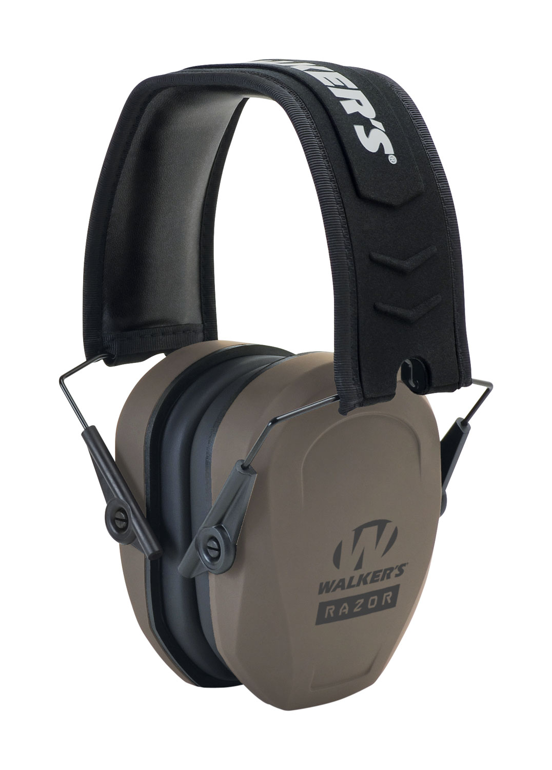 Walker's Razor Slim Passive Earmuff 27 dB FDE/Black