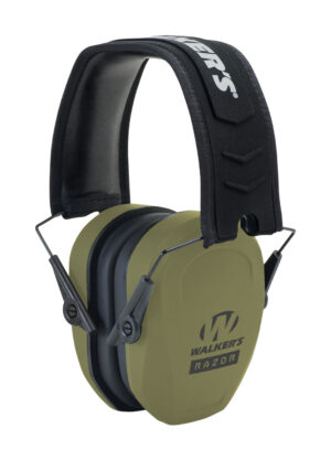Walker's Razor Slim Passive Earmuff 27 dB OD Green