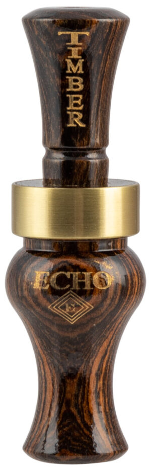 Echo Calls Timber Single Reed Duck Call - Brown Bocote