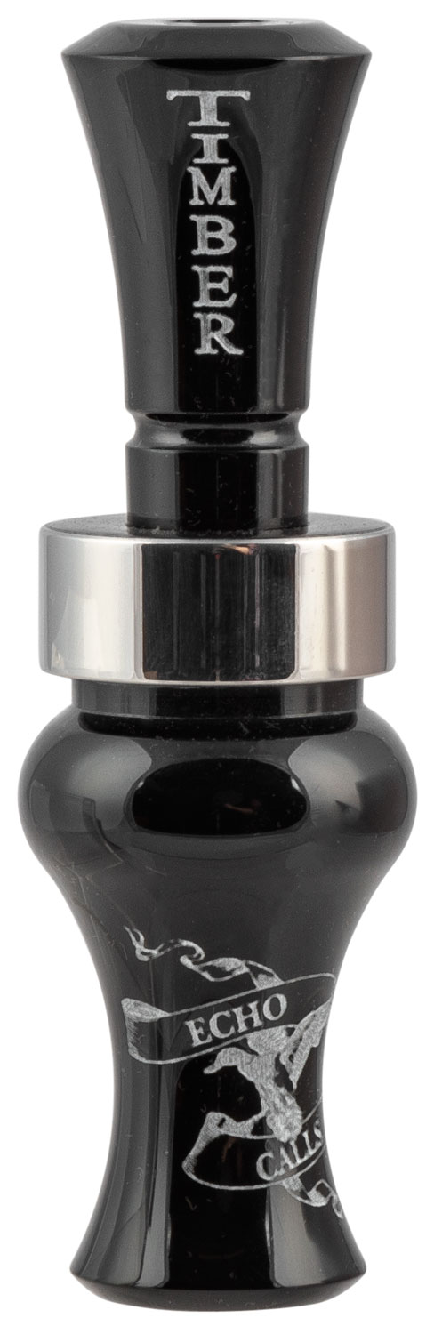 Echo Timber Single Reed Duck Call - Black Acrylic
