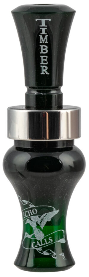 Echo Calls Timber Single Reed Duck Call - Dark Green