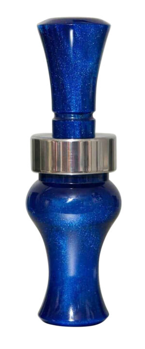 Echo Calls Meat Hanger Double Reed Duck Call - Blue Pearl