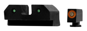 XS R3D Night Sights for Glock - 3 Dot Orange Tritium
