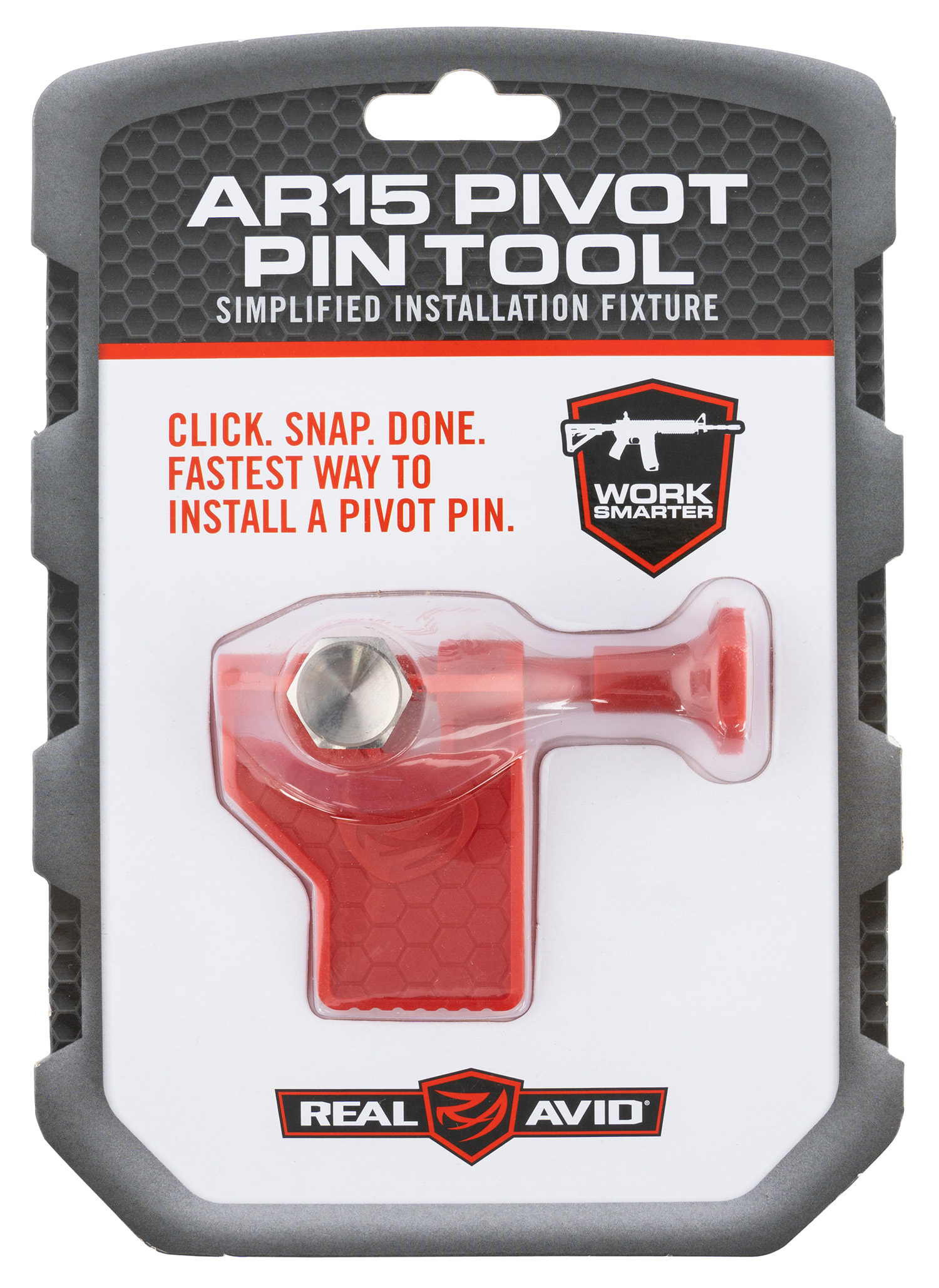 Real Avid AR-15 Pivot Pin Tool - Red Polymer